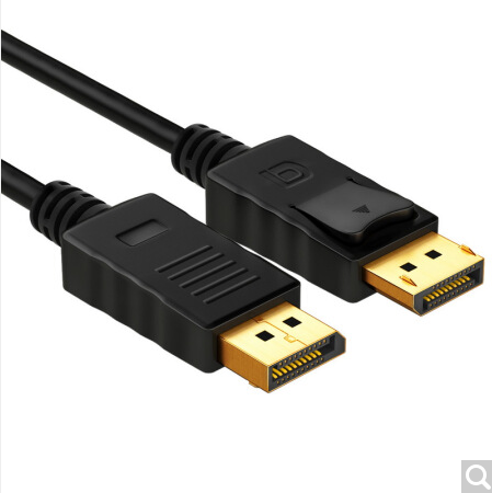 山泽 SZ-7200 DP公转DP公转换线       1.8M 黑色镀金接口屏蔽护导体PVC外衣的照片